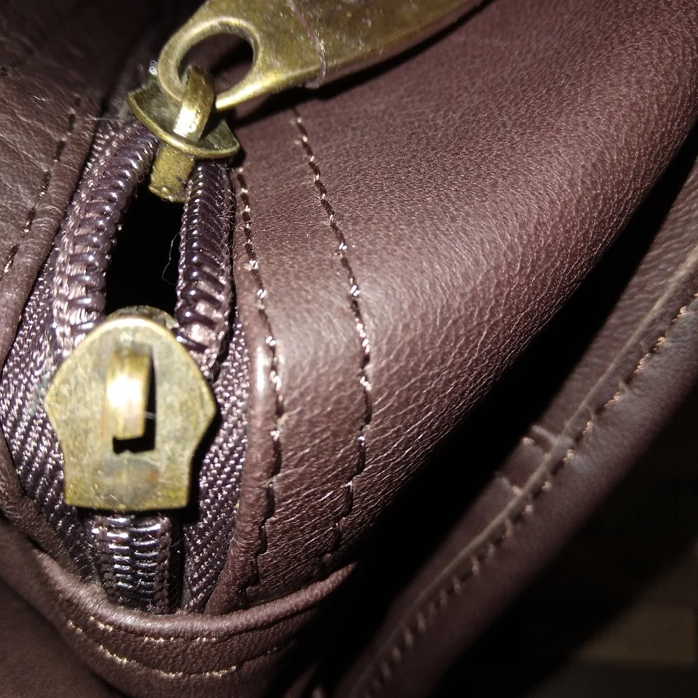Essa Bread & Butter Leather Work Bag Unisex Brown
